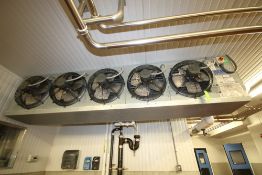 2010 Krack 5-Fan Propylene Glycol S/S Evaporator/Blower, Model DT5C-1250-BR-1A-RH-70, Order #