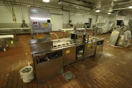 Modern Packaging Cultured Products Cup Filler, Model SL1X1, S/N NP-227 with Lidder, 5