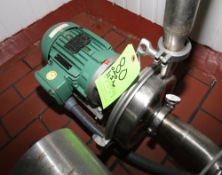 Alfa Laval/OMD 1.5 hp Centrifugal Pump, Model OMD-08-00282 with 2