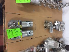 (6) Pc. Assorted S/S Clamp Type and Check Valve Includes: (2) Tri-Clover