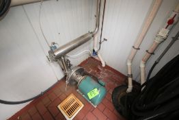 Tanker Receiving System includes: Tri-Clover 7-1/2 hp Centrifugal Pump with 3