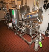 2010 Skid Mounted Separation Skid System Complete with Separators Inc 10? S/S Rotary Finesaver, 50