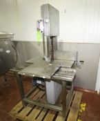 Hobart Meat Saw, Model 6614, S/N 31-1427-574 with 3 hp Motor, 3450 RPM, 200-230 V, 3 Phase