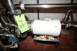 Alfa Laval 1.5 hp Centrifugal Pump, Model C-1M160-S2ES14T0 with 2-1/2