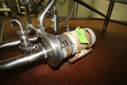 Tri-Clover 5 hp Centrifugal Pump, Model 218 with 3