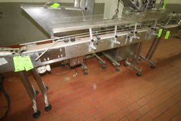 ~8 ft. L Inline Filling Systems S/S Product Conveyor with 4-1/2