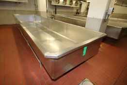 ~20 Ft. L x 5 ft W x 22? to 24? Deep S/S Brine Tables, (Aprox. 1,300 Gal)