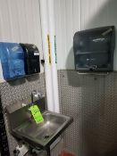 (11) Pc. Includes (4) S.S Sinks, (3) Towel and (4) Soap Dispensers (3) Located in Forming Room