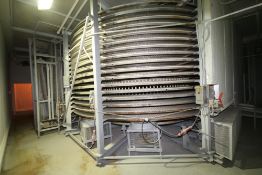 Northfield Tandem Spiral Freezer System, 1st Column with 16 Tier @ 3.5? Spacing, 2nd Column with 7