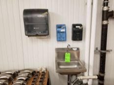 (15) Pc. Includes (4) S/S Sinks, (4) Towel and (7) Soap Dispensers (Located Crate Washing Room #165;