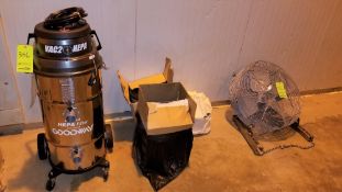 Goodway Portable Hepa Vacuum with Accessories and Fan