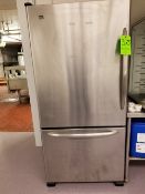 Maytag S/S Freezer/Refrigerator, Model MBL2256KES6, S/N K03042504 (Located in Lab)