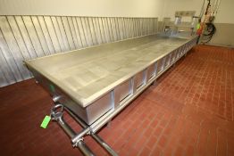 2010 Kusel ~1,000 Gal. S/S Cheese Pressing Vat, Model SWPV, S/N 0410SWPV246014-6-4 with 3 –
