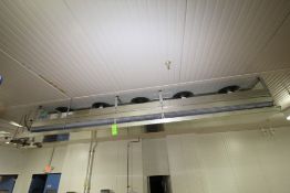 2010 Krack 5-Fan Low Profile Propylene Glycol S/S Evaporator/Blowers, Model BTRC-56-BR-1A-60,