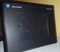 Allen-Bradley PanelView 1000e touchscreen / CAT 2711E-T10C6 SER D / removed from running machine (