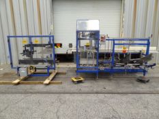 Combi Case Erector / Packer / Sealer System, Model # SPP, S/N 110146694, case erector / servo-driven