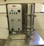 Glatt Mini5 Fluid Bed Processor Model: Mini5, Serial: 10420, Mfg: 2008, Mini-Glatt tower is suitable