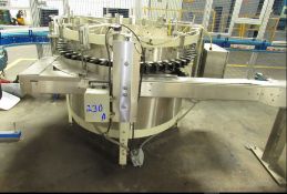 Hopmann Bottle Unscrambler bottle erector stainless steel with 4