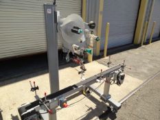 Avery Dennison Spot Labeler, Model # ALS-204, S/N 26821007, mounted on conveyor (included)(Located