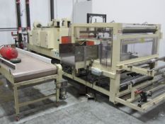 Arpac Shrink Bundler, Model # 1058-50, S/N 2799, right angle infeed with 50
