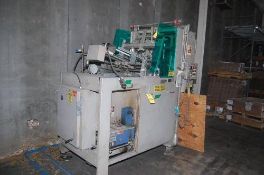 Delkor Tray Former, Model # 751, S/N 728, single forming head with Nordson hot melt glue (needs