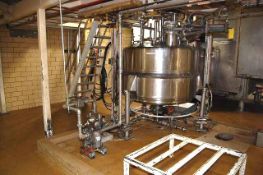 DCI 350 Gallon Insulated Kettle with Admix Top Agitator Serial: 92F43901, National Board Number