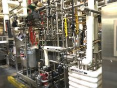 Skid Mounted HTST Pasteurization System for Hot Fill, Setup for Juice at 25 gallons per minute at