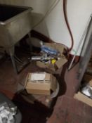 Pasteurizer and Valve Spare Parts located in cabinets. Cabinets not included (Rigging Cost $50.00)