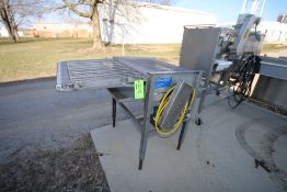 S/S Mesh Transfer Conveyor, Mounted on S/S Frame and S/S Clade Motor, 40