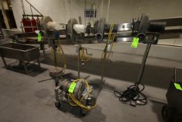 Lot of Assorted (5) Blowers Mounted on S/S Stands