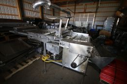 S/S Transfer Conveyor with Draining Incline, 34