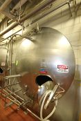 Cherry Burrell 7,000 Gal. S/S Horizontal Tank, Model GHW, S/N 70-70-2604 with S/S Front, Duall