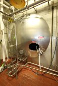 Cherry Burrell 7,000 Gal. S/S Horizontal Tank, Model GHW, S/N 70-70-2605 with S/S Front, Dual