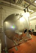 Cherry Burrell 6,000 Gal. S/S Horizontal Tank, Model GHW, S/N 60-70-2603 with S/S Front Dual