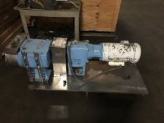 WCB Positive Displacement Pump, Model 224-U1, Mounted on S/S Skids, U1 224, 316LSS, 4.0