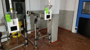 Square S/S Mold Press with Pneumatic Gate - Product Opening ~5-1/4