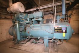 Frick 300 hp Screw Ammonia Compressor, Frame Model RWBII496B