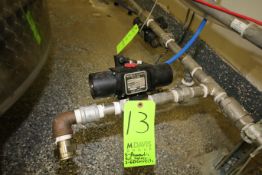 (5) Gemini Pneumatic Actuator Ball Valves, M/N A512SR, with (3) Gardner