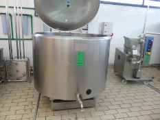 English: Mixing/Cooling Tank for Ice Cream 1020L with Agitator, Type WEDHOLMS, Self Contained