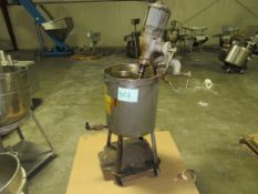 Stainless Steel Mix tank with Lightnin Type Mixer (Rigging and loading fees included in the