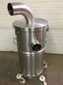 Stainless Steel Vacuum Receiver. Unit is on wheels (Located in New York)***NYINC***
