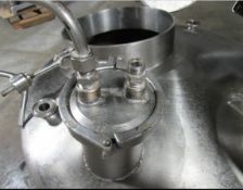 SaniFab 75-Gallon Mix tank with Lightnin Type mixer and hinged 12