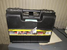 Case of plastic tube fittings - assortment in Stanley organizer case -- (LOCATED IN IOWA, RIGGING