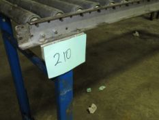 10 ft Roller conveyor -- (LOCATED IN IOWA, RIGGING INCLUDED WITH SALE PRICE) -- Optional Palletizing