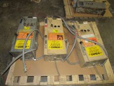 One Pallet three Square D Disconnect boxes -- Removal and loading free. Optional prep for