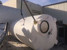 500 Gallon Plastic Tank (Rigging and loading fees included in the selling Price - palletizing