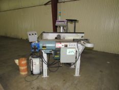 Markem Imaje Inkjet Coder with Hydrol Belt Conveyor and Variable Frequency Drive and a Pneumatic