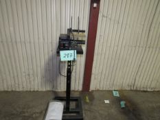 Label Dispenser Model SH-404TR on stand - (LOCATED IN IOWA, RIGGING INCLUDED WITH SALE PRICE) --