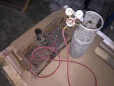 Brazing system with tank and regulator -Free removal and loading; Optional Palletizing $25.