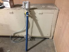 Finish Thomson Pharma Quality Drum Pump with adjustable flow based viscosity of fluids. Model PFM40,